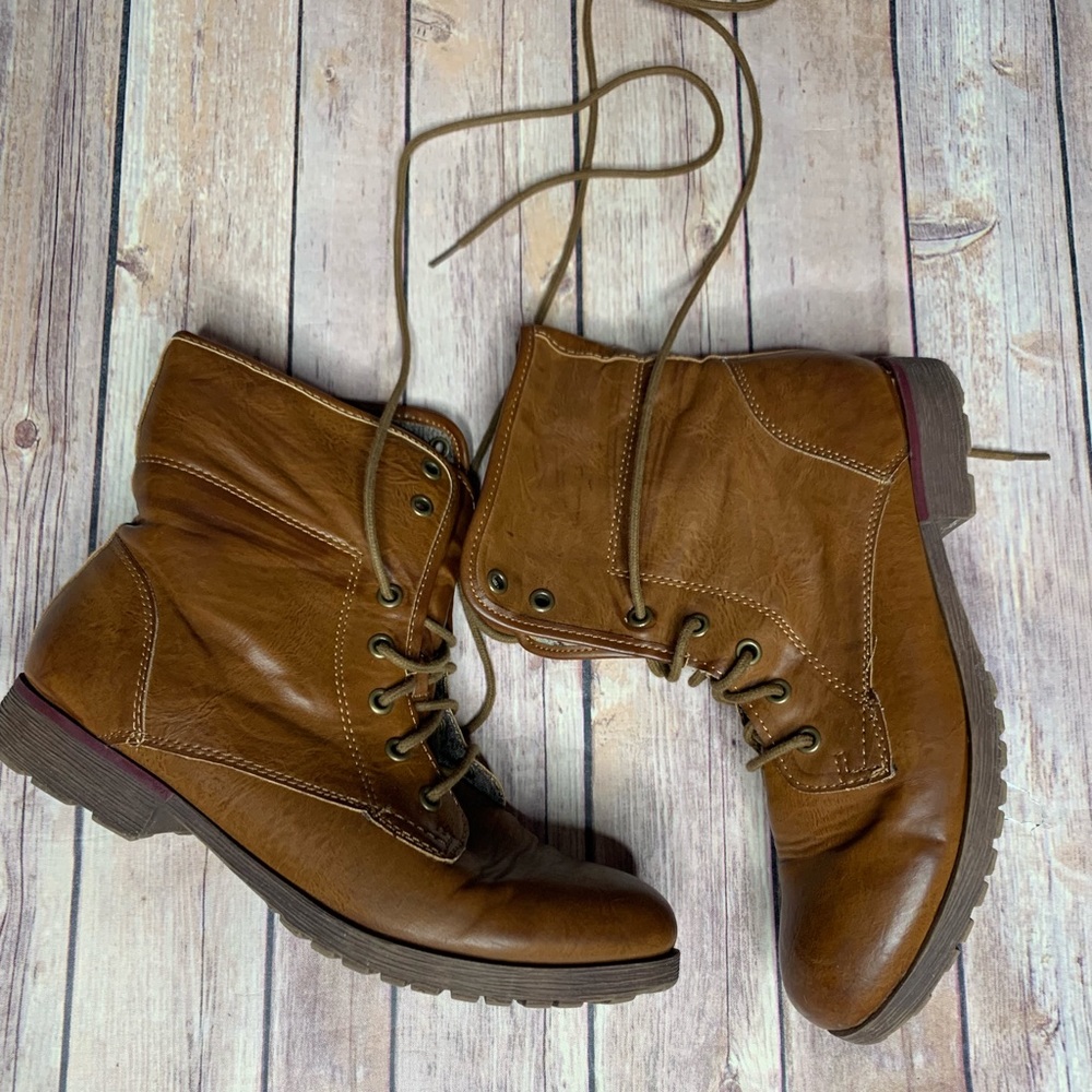 Nine West lace-up booties